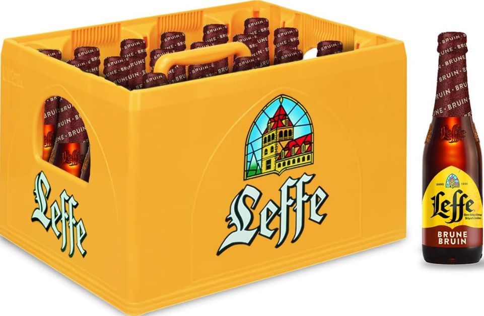 Leffe Abteibier Brune aus Belgien 24 x 0,33 ab 25,64€ (statt 33€)