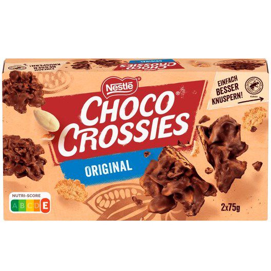 Nestlé CHOCO CROSSIES Original (1 x 2 à 75g) für 1,99€ (statt 3,49€)