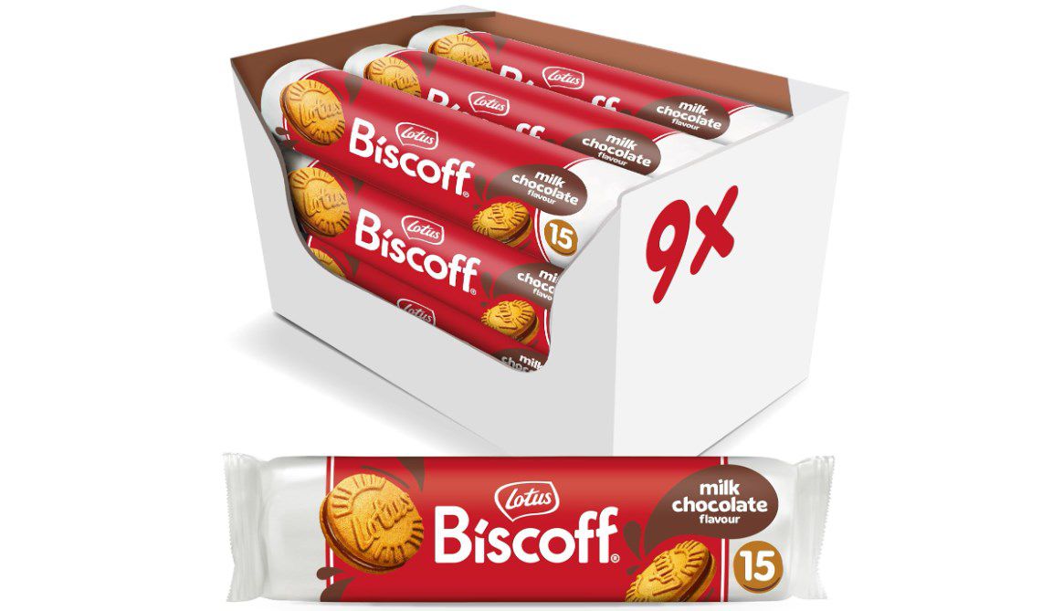 9x Lotus Biscoff Sandwich Doppelkekse Schoko oder Vanille 150g für 12,15€ (statt 16€)