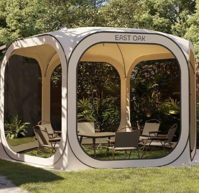 🌞EAST OAK Pop Up Pavillon 3,4m x 3,4m ab 219,99€ (statt 320€)