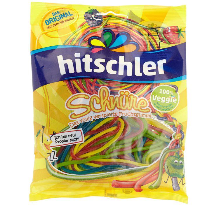 Hitschler Fruchtgummi-Schnüre 4 Farben, 125g für 0,99€ (statt 1,39€)