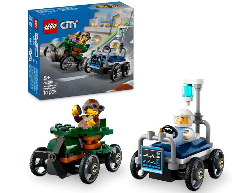 LEGO 60459 City Flugzeug vs. Krankenhausbett Bauset für 6,99€ (statt 10€)