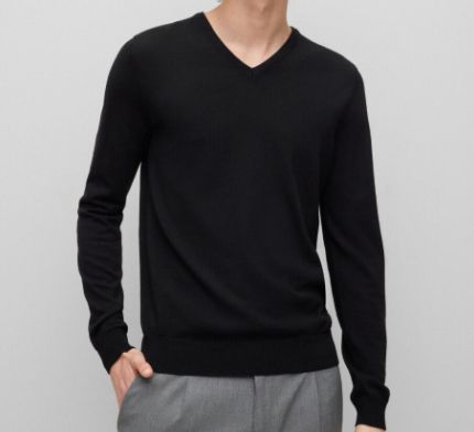 HUGO San Vredo M Regular Fit Pullover aus Schurwolle für 59,95€ (statt 76€)