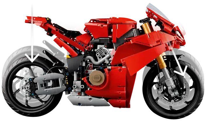 Lego Technic Ducati Panigale V4 S Motorrad für 134,90€ (statt 148€)