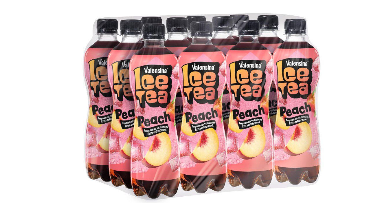 Valensina IceTea Peach 12x 0,5L Eistee Pfirsich für 8,68€ (statt 12€)