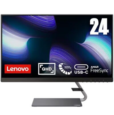 Lenovo Q24h-10 2K QHD-Monitor 24 Zoll, USB-C Videoübertragung für 159€ (statt 189€)