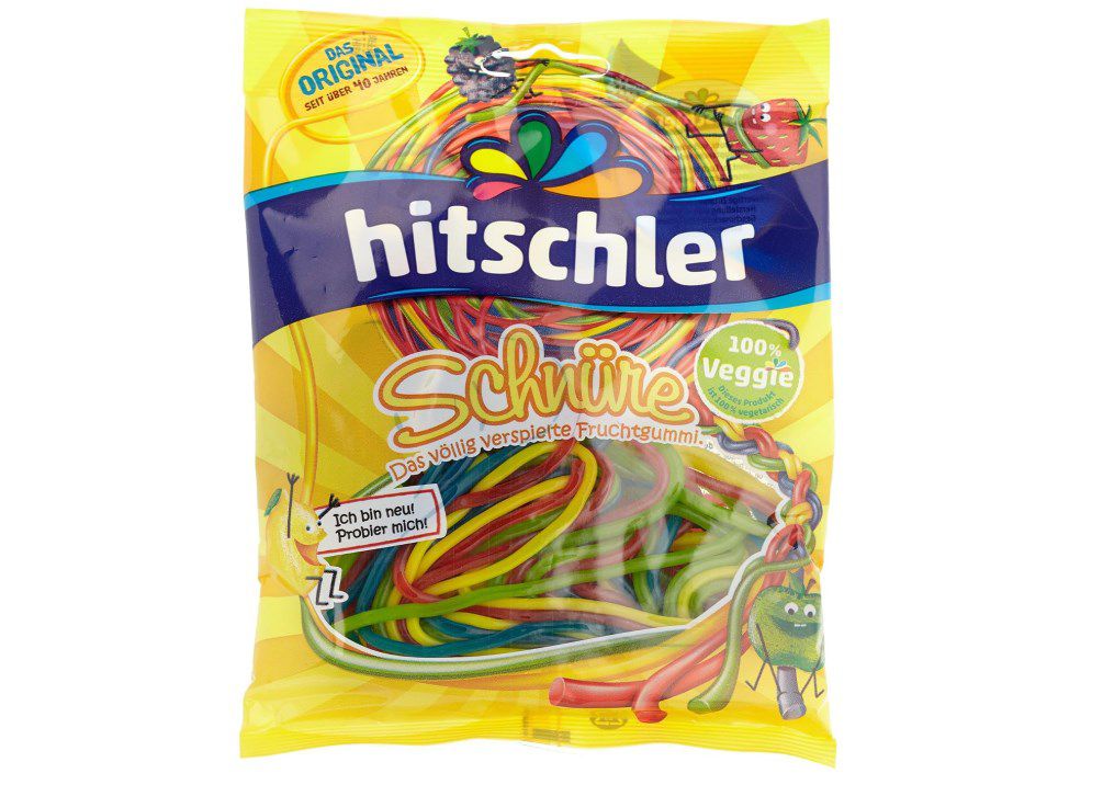 Hitschler Fruchtgummi Schnüre 4 Farben, 125g für 0,99€ (statt 1,39€)