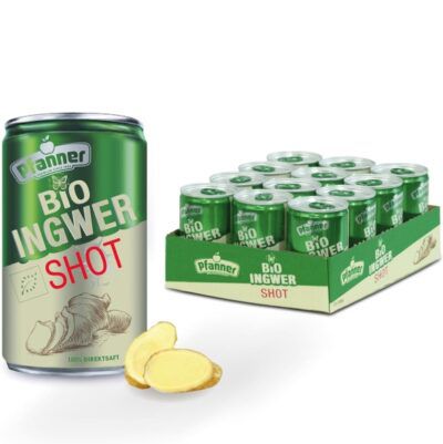 Pfanner Bio Ingwer Shot 12 x 0,15L ab 11€ (statt 18€)