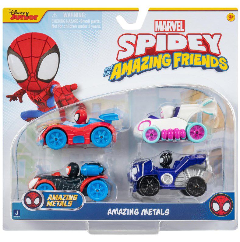 Spidey und seine Super-Freunde 4x Metallfahrzeuge für 14,99€ (statt 27€)