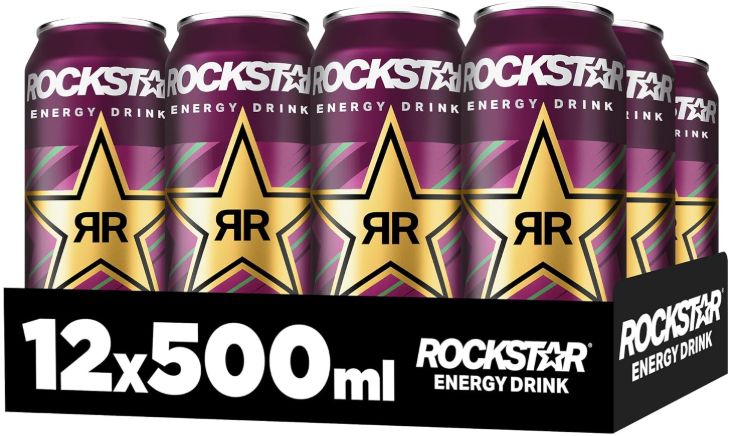 Rockstar Energy Drink Sour Raspberry 12 x 500ml ab 9€ (statt 18€)