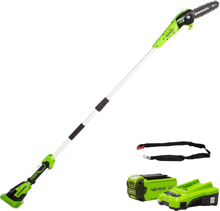 Greenworks G40PSFK2 Astkettensäge + 2Ah Akku & Ladegerät für 179,99€ (statt 227€)