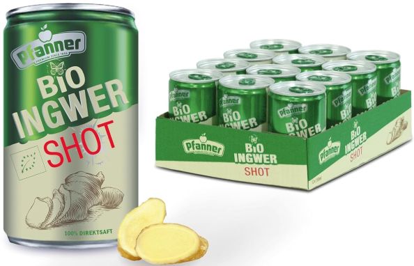 Pfanner Bio Ingwer Shot 12 x 0,15L ab 11€ (statt 18€)