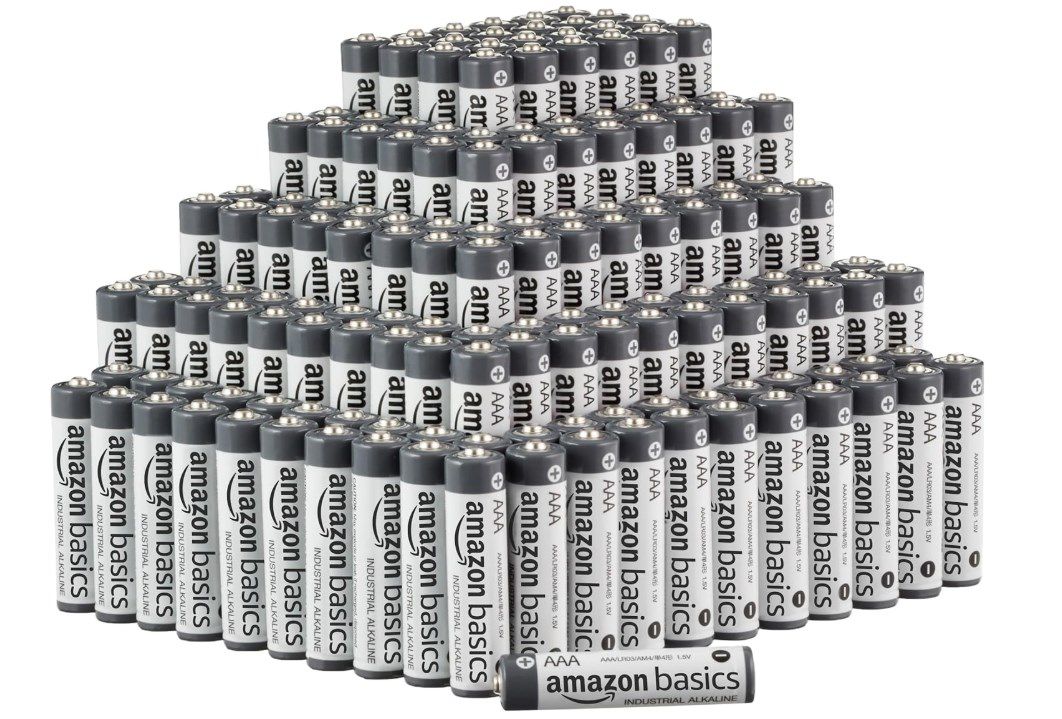 250 Amazon Basics AAA Batterien für 25,81€ (statt 36€)   10 Cent pro Stück