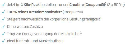 💪 1Kg Bodylab Creatine (Creapure®) Sparpack für 34,80€ (statt 60€)