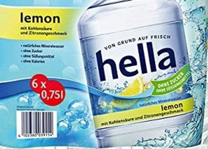 🥤 6er Pack Hella Lemon Mineralwasser, 0,75L für 3,54€