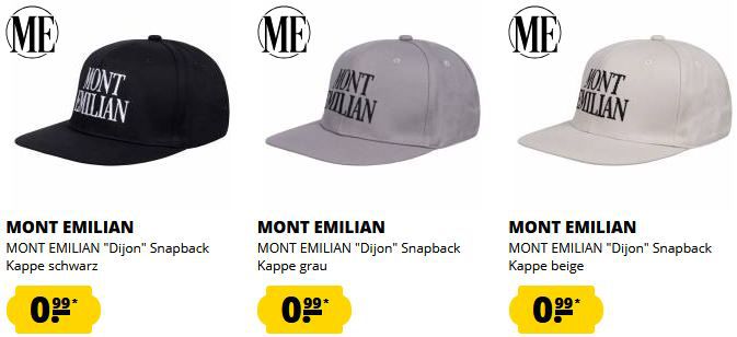 🧢 SportSpar: Baseball Caps nur 0,99€ zzgl. Versand   14Designs zur Auswahl!