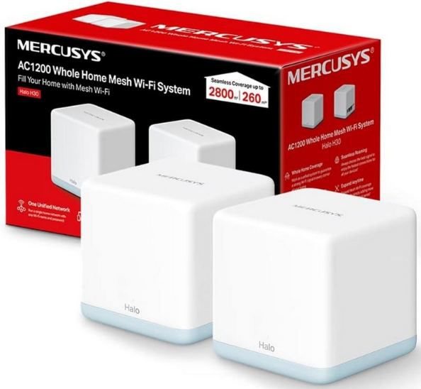 📡 eBay:  50% auf Mercusys & TP Link Mesh Systeme   z.B. Halo H30 Set 19€ (statt 60€)