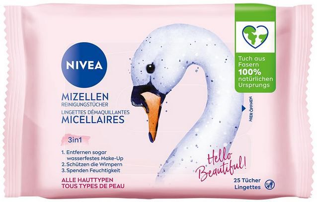 5 x 25er Pack NIVEA 3in1 Mizellen Reinigungstücher ab 6,73€ (statt 12€)