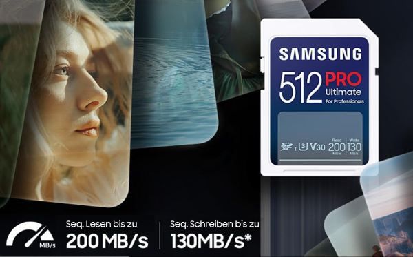 💾 Samsung PRO Ultimate SD Karte, 128GB für 12,83€ (statt 25€)