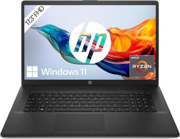 💻 HP 17 Laptop mit 17,3 FHD Display, Ryzen 7 7730U für 594€ (statt 699€)