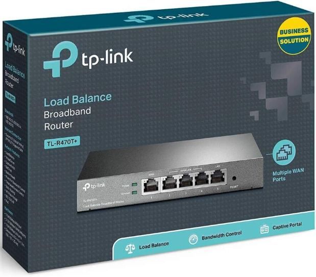 TP Link TL R470T+ Loadbalance Single Band Router, 100Mbit/s. für 19,99€ (statt neu 60€)