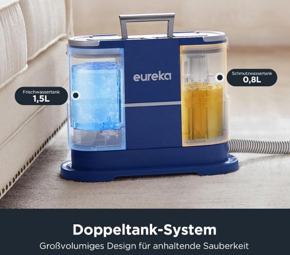 Eureka NEY100 Waschsauger mit 12.500Pa & Doppeltank für 114,99€ (statt 159€)