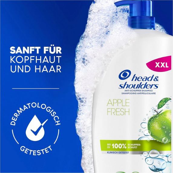 🍏 800ml Head & Shoulders Apple Fresh Anti Schuppen Shampoo ab 8,44€ (statt 11€)