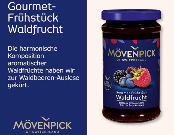 🫐 Mövenpick Gourmet Frühstück Waldfrucht, 250g ab 1,74€ (statt 3€)