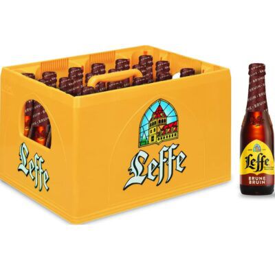 Leffe Abteibier Brune aus Belgien 24 x 0,33 ab 25,64€ (statt 33€)