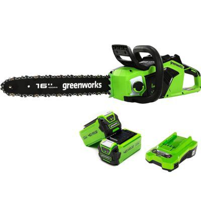 Greenworks GD40CS18K2X Akku Kettensäge + 2 40V Akkus für 247,99€ (statt 310€)