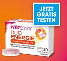 Vitasprint Duo Energie gratis ausprobieren