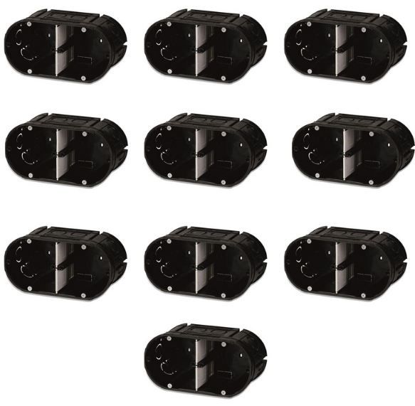 10er Pack Kopp 2-fach Unterputzdose, 63mm für 9,95€ (statt 20€)