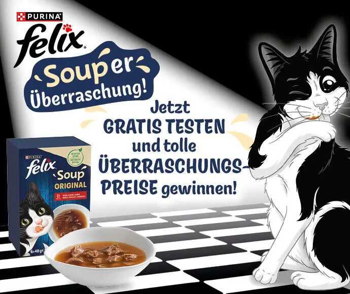 FELIX Soup gratis testen: bis zu 5€ Cashback