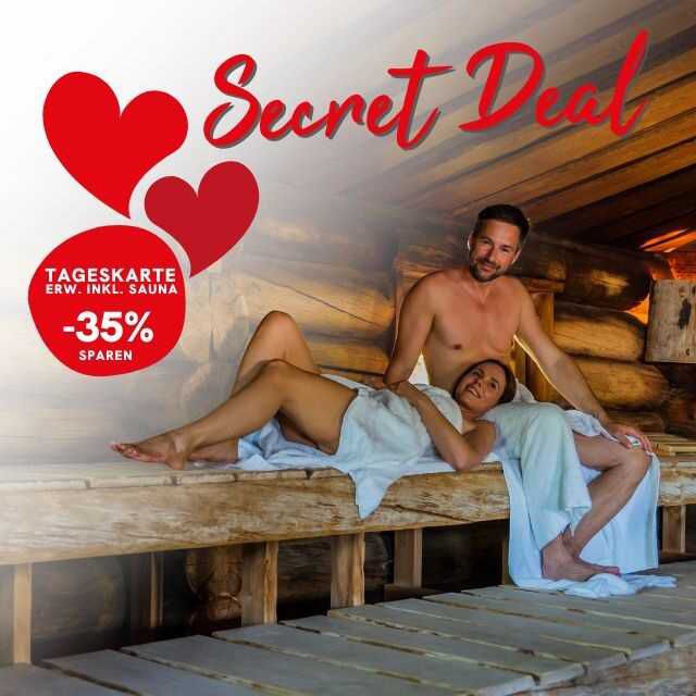 Valentinstag Special: Tageskarte für die Rhein Main Therme inkl. Sauna für 22€