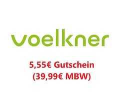 Voelkner 5,55€ Gutschein (39,99€ MBW)