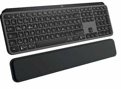 Logitech MX Keys S Plus mit Handballenauflage / kabellose Tastatur   68,80€ statt 84,03€