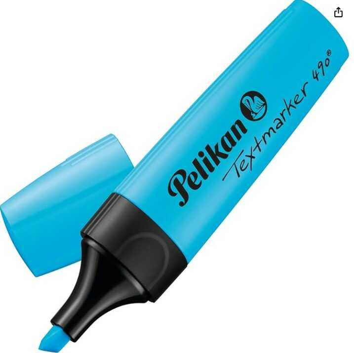 [Prime] Pelikan Textmarker 490, 10 Stück, Blau   5,63€ statt 7,37€