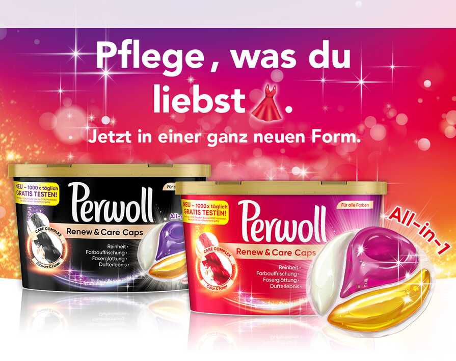 Perwoll Color Waschmittel für Helles gratis testen