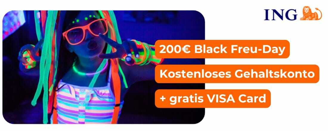 ING: 200€ Prämie für kostenloses Girokonto (1.000€ Geldeingang / U28)