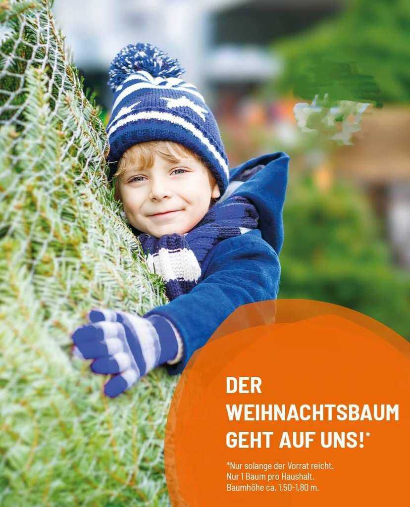 Gratis Tannenbaum für Stadtwerke Kunden // gegen Vorlage von Ausweis und aktueller Strom  oder Gasrechnung