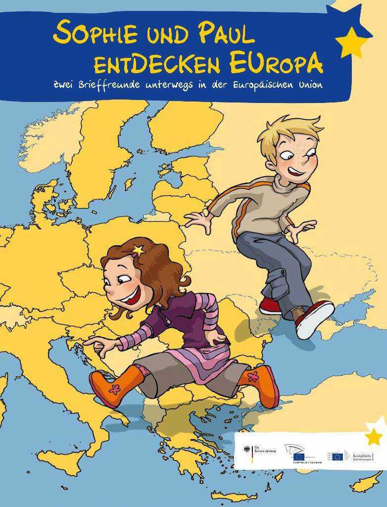 Der verlorene Rucksack   Ein europäisches Abenteuer / Rätselheft für Kinder zum Thema Europa inkl. Europaposter + Stickerbogen/ gratis