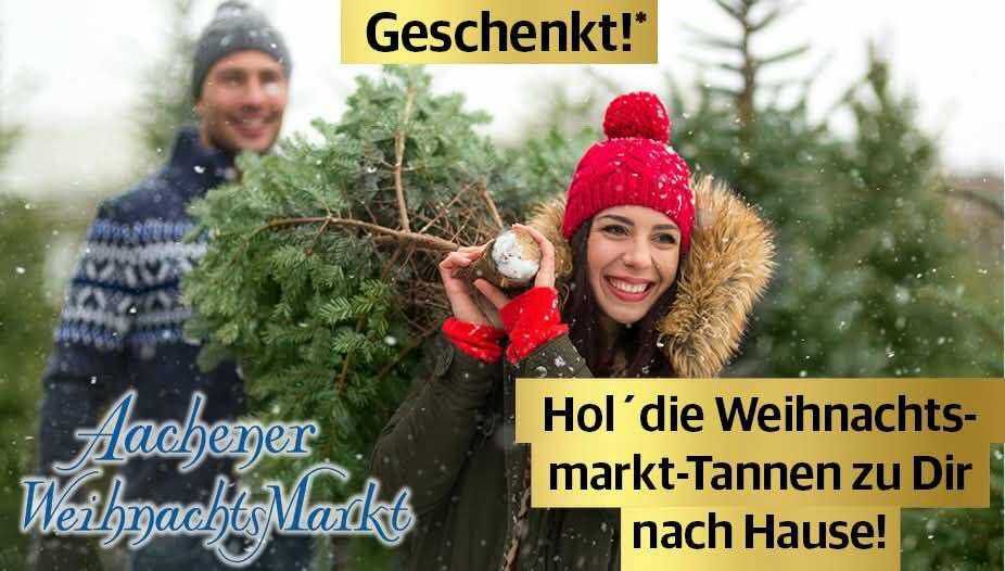 Gratis Weihnachtsbaum vom Aachener Weihnachtsmarkt am 24.12.2024