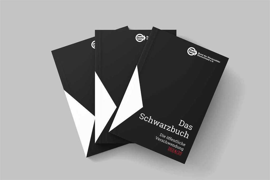 Das Schwarzbuch   die öffentliche Verschwendung 2024/2025 verfügbar als Print oder Download / gratis bestellen