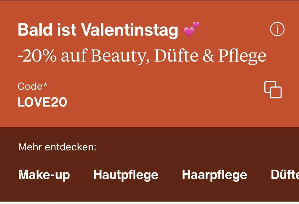 20% Rabatt auf Beauty, Düfte & Pflege   ZALANDO