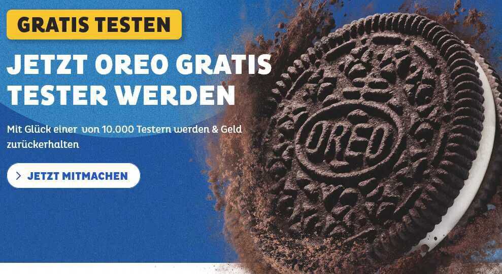 (Nicht garantiert) Chance auf gratis OREO testen