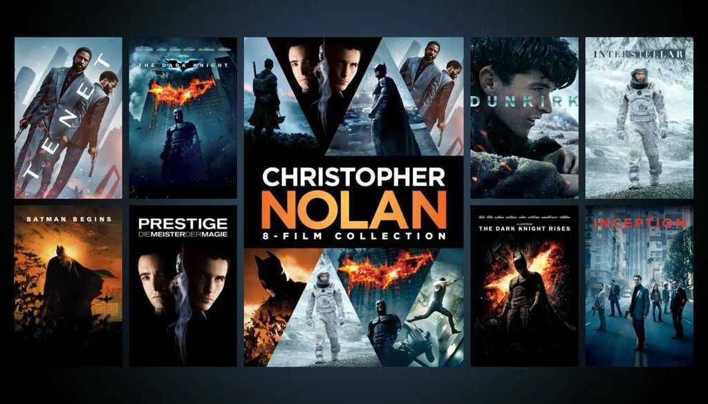 Christopher Nolan 8 Film Collection, 4K, Dolby Vision (Apple TV) für 17,99€ statt 39,99€