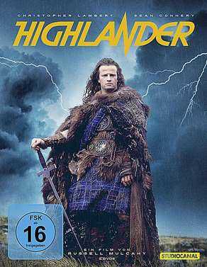 Highlander: Es kann nur einen geben mit Christopher Lamber u. Sean Connery, als Stream oder zum Herunterladen aus der 3Sat Mediathek KOSTENLOS