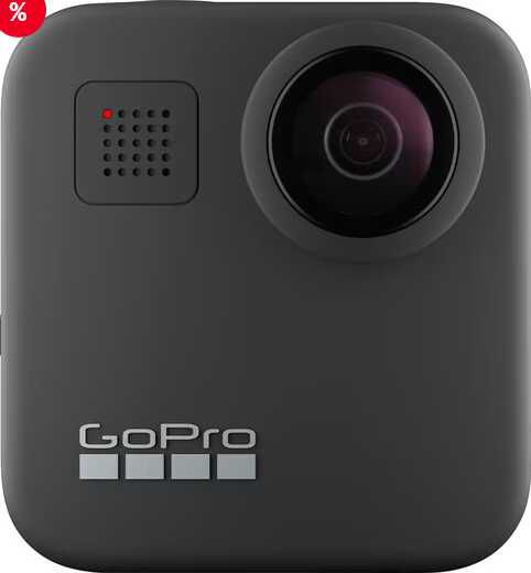 GoPro Max 360 Grad Actioncam mit 5.6K, Stabilisierung, Touchscreen und Sprachsteuerung 309,91€ statt  379,99€