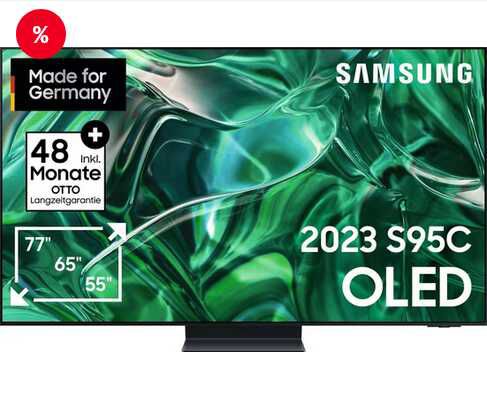 SAMSUNG GQ77S95CAT OLED Fernseher  2.499,99€ statt  3.499,99€