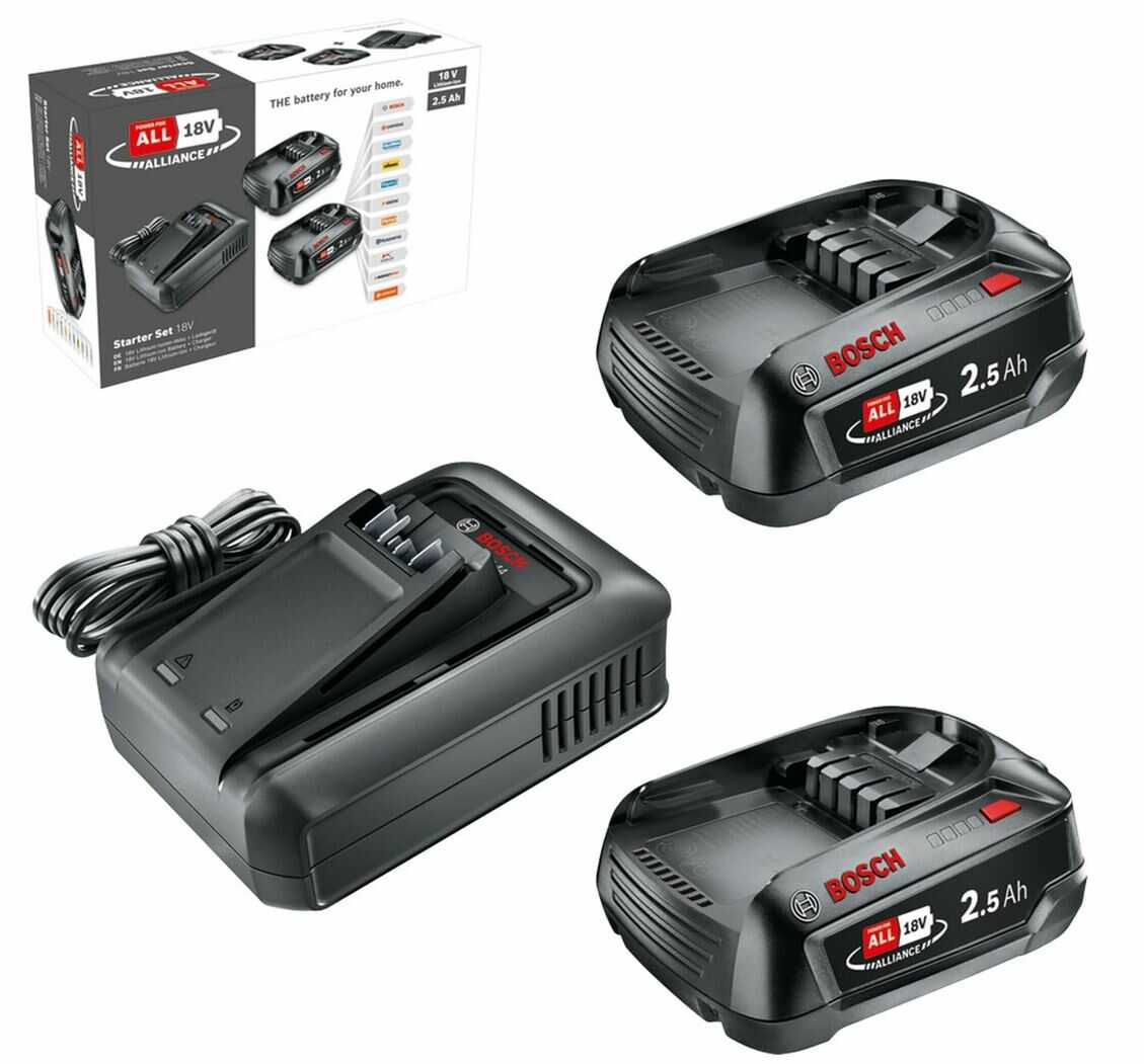 Bosch Akku und Schnellladegerät Starter Set 18V   77,99€ statt 89,13€
